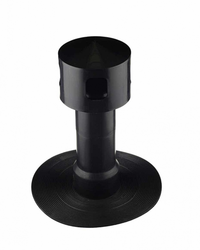 Аэратор для плоской кровли, черный 110х470 фото 1