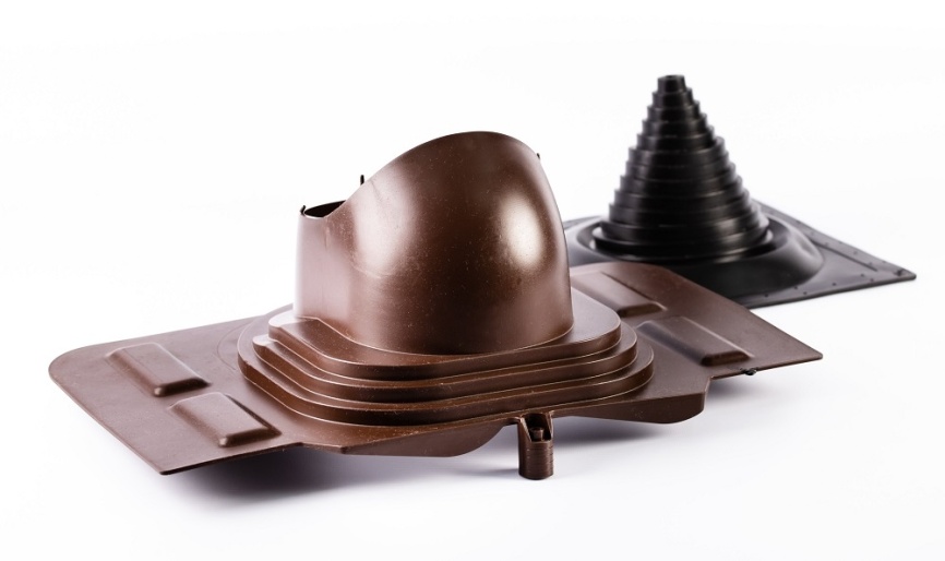 Кровельный проходной элемент "Мастер Флеш" универсальный RAL 8017 коричневый фото 1