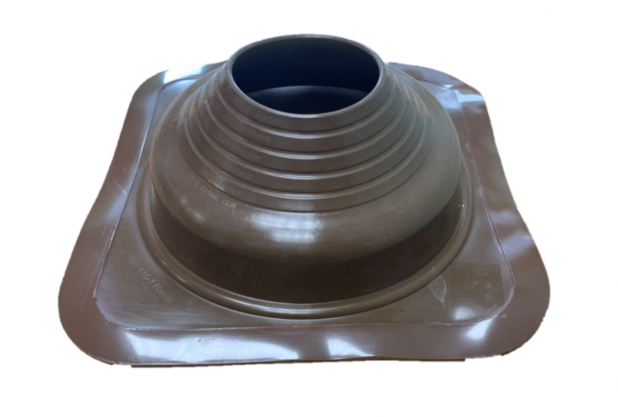 Манжета кровельная комби "Мастер Флеш" RES №40 (110-170) СИЛИКОН коричневая фото 1