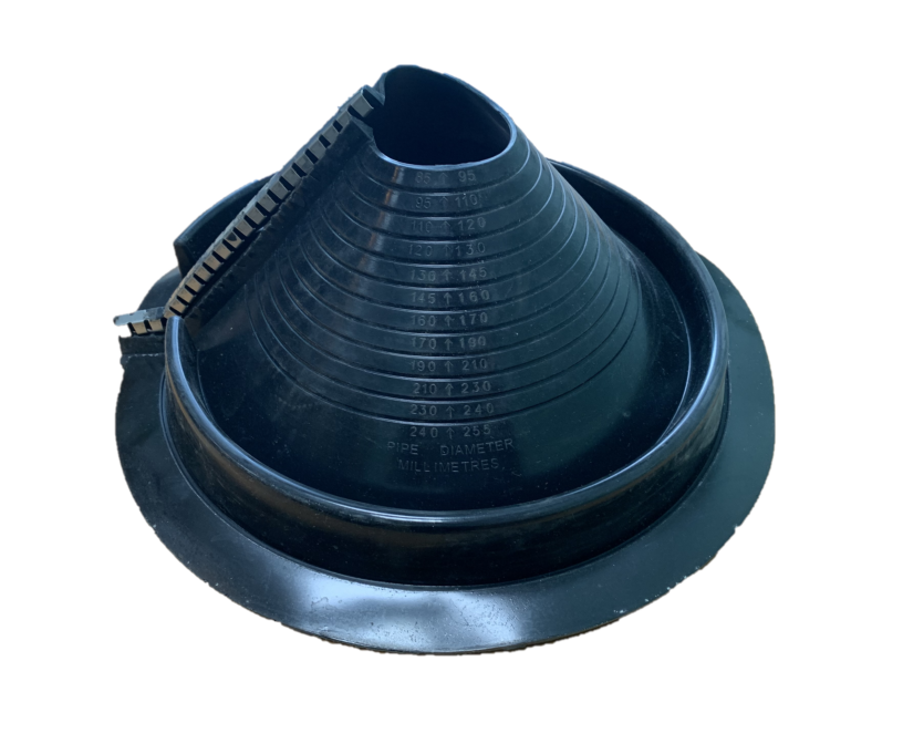 Манжета кровельная PR "Мастер Флеш" №05 (85-255) СИЛИКОН черная фото 1