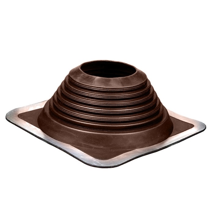 Манжета кровельная прямая "Мастер Флеш" № 6 (127-228) резина коричневая фото 1