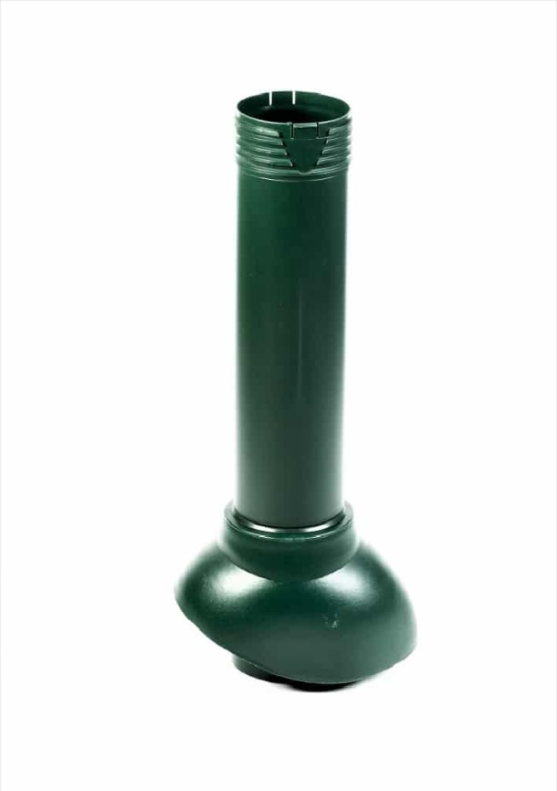 Вентиляционный выход холодный "Мастер Флеш" D 110 мм RAL 6020 зеленый фото 1