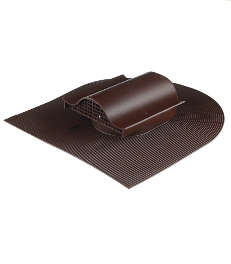 Кровельный вентиль "Мастер Флеш" для гибкой черепицы, коричневый RAL 8017 фото 1