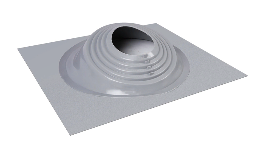 Манжета кровельная угловая "Мастер Флеш" RES №3 (300-450) СИЛИКОН серая фото 1