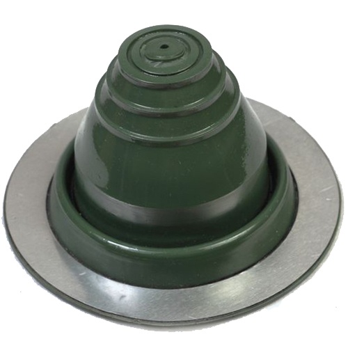 Манжета кровельная прямая "Мастер Флеш" №1 (6-50) силикон зелёная фото 1