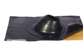 Манжета кровельная угловая самоклеющаяся "Мастер Флеш" № 2 (180-280) EPDM черная окрашенная (9005) фото 1