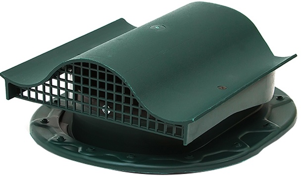 Кровельный вентиль "Мастер Флеш" для фальцевой кровли, зеленый RAL 6020 фото 1