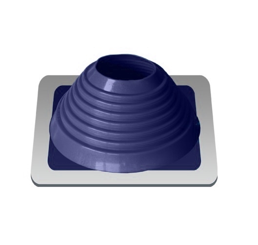 Манжета кровельная прямая "Мастер Флеш" RES №6 (127-229) СИЛИКОН синяя фото 1