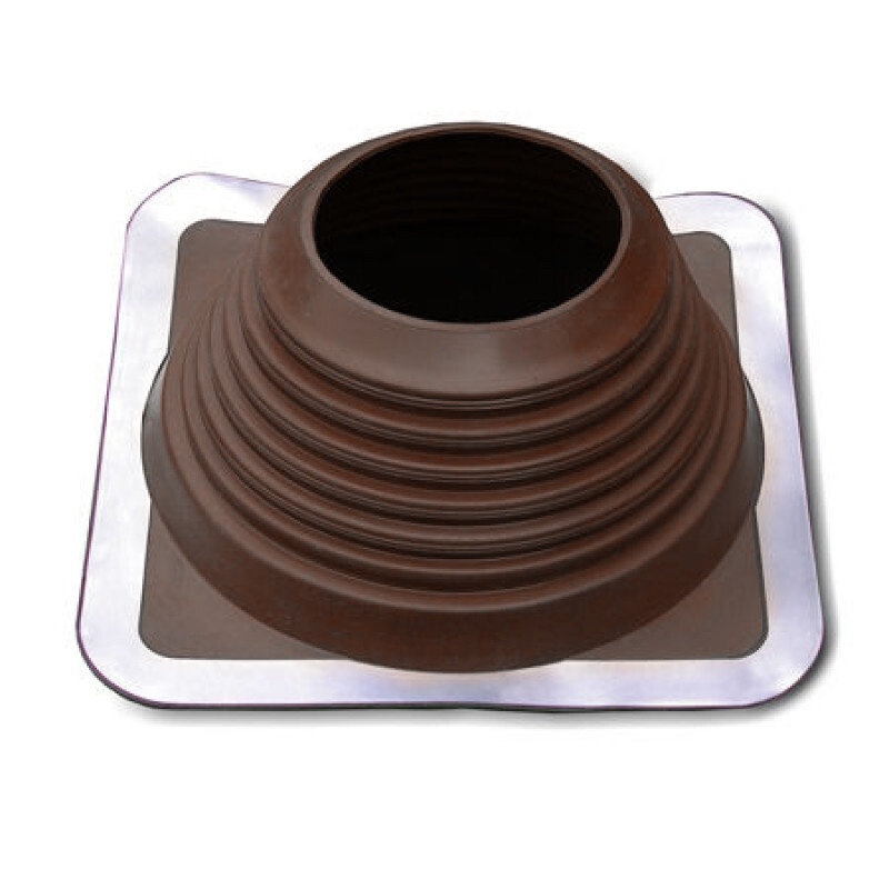 Манжета кровельная прямая "Мастер Флеш" № 7 (152-280) EPDM коричневая фото 1
