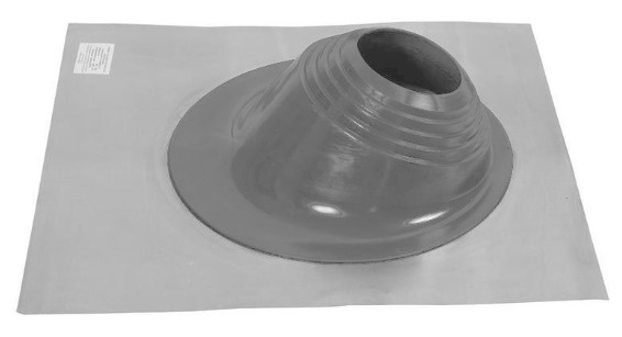 Манжета кровельная  угловая "Мастер Флеш" № 2 (180-280) EPDM серая фото 1