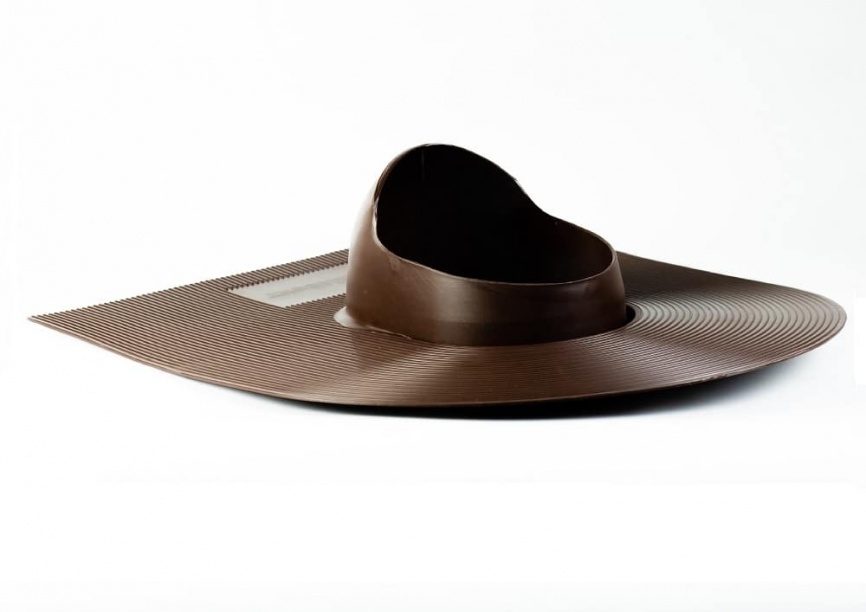 Проходной элемент "Мастер Флеш" для битумной кровли RAL 8017 коричневый фото 1