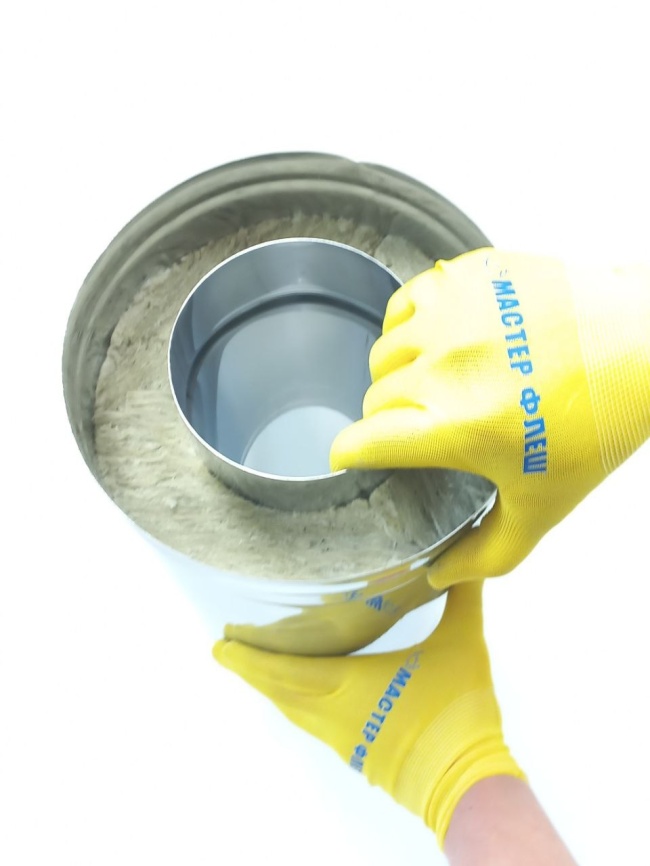 Сэндвич труба 0.25м d 200/285 430/Оц-0,5/0,5мм фото 2