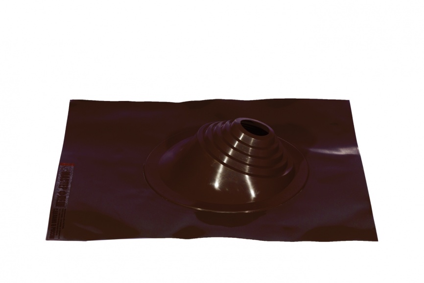 Манжета кровельная  угловая "Мастер Флеш" № 1 (75-200) EPDM коричневая окрашенная (8017) фото 1
