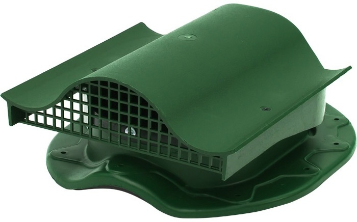 Кровельный вентиль "Мастер Флеш" для металлочерепицы Monterrey, зеленый RAL 6020 фото 1