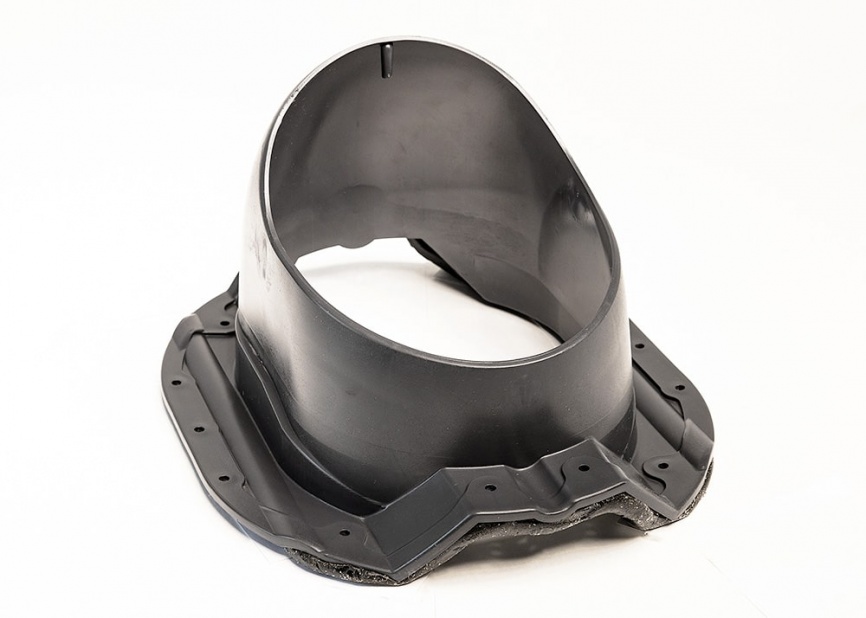 Проходной элемент "Мастер Флеш" для кровли из профиля 35 RAL 7015 графит фото 1