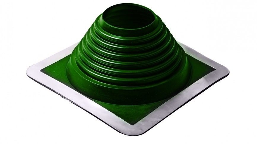 Манжета кровельная прямая "Мастер Флеш" PRO № 5 (102-178) силикон зеленая фото 2