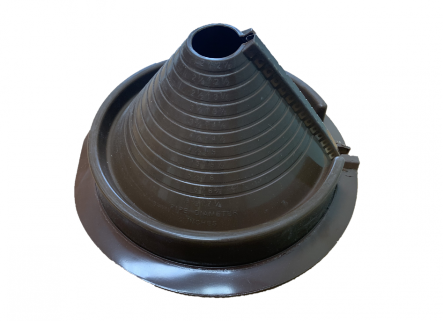 Манжета кровельная PR "Мастер Флеш" №04 (50-185) СИЛИКОН коричневая фото 1