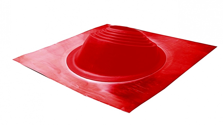 Манжета кровельная угловая "Мастер Флеш" № 3 (280-460) EPDM красная окрашенная (3005) + фото 1