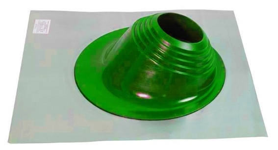 Манжета кровельная угловая "Мастер Флеш" № 2 (180-280) EPDM зеленая фото 1