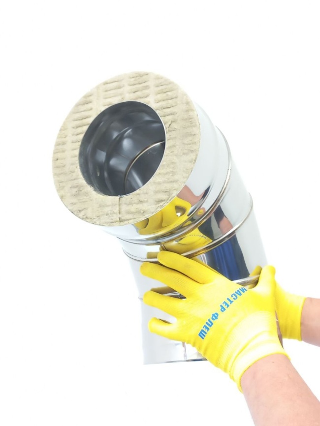 Сэндвич колено "Мастер Флеш" 90° d 100/180 304/430 0,5мм/0,5мм фото 3