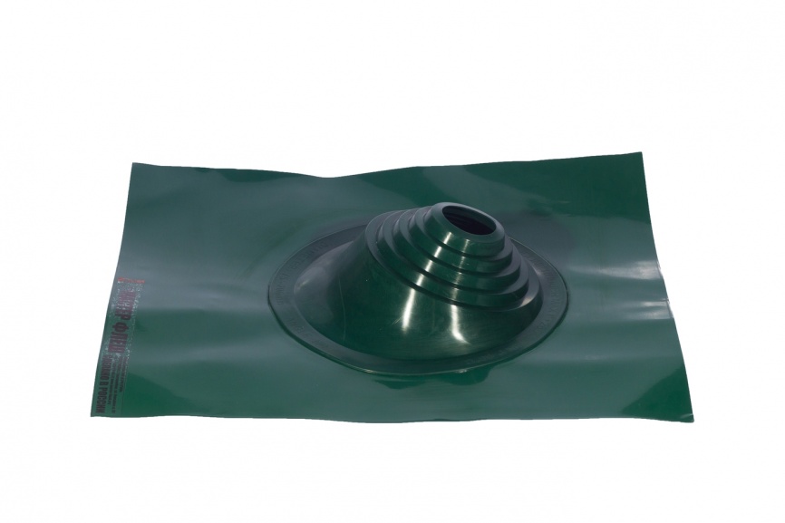 Манжета кровельная  угловая "Мастер Флеш" № 1 (75-200) EPDM зелёная окрашенная (6005) фото 1